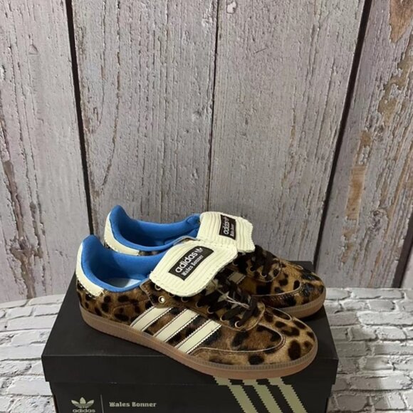 Adidas x Wales Bonner Samba Pony Leopard Print Women's - Picture 1 of 5